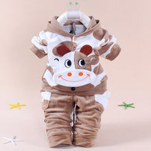 Load image into Gallery viewer, Unisex Cartoon Design T-shirt+Pants Sets For Kids