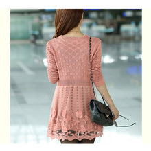 Load image into Gallery viewer, Casual Lace Women Knitted Cardigan