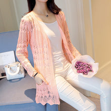 Load image into Gallery viewer, Bamboo Hollow out Loose Long Sweater