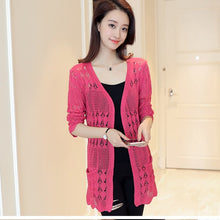 Load image into Gallery viewer, Bamboo Hollow out Loose Long Sweater