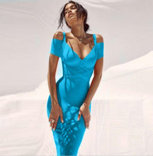Load image into Gallery viewer, Elegant Off Shoulder Bodycon Bandage Dress For Women