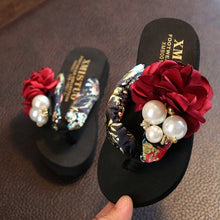 Load image into Gallery viewer, Kids Stylish Non-Slip Big Flower Flip Flops freeshipping - Tyche Ace