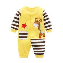 Load image into Gallery viewer, Unisex Cotton Long Sleeves Rompers For Kids