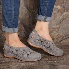 Load image into Gallery viewer, Women Retro Wedge Heel Summer Shoes
