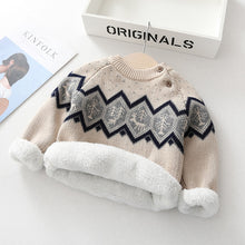 Load image into Gallery viewer, Unisex Animal Cartoon Design Warm Sweaters For Kids