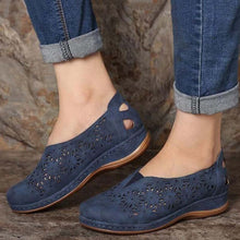 Load image into Gallery viewer, Women Retro Wedge Heel Summer Shoes