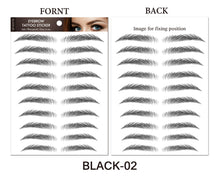 Load image into Gallery viewer, 6D Hair-like Water Transfer Waterproof Long Lasting Brow Tattoo Stickers