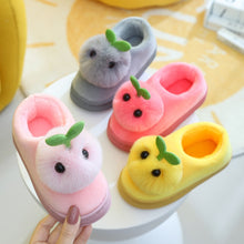 Load image into Gallery viewer, Unisex Cotton Indoor Non-Slip Warm Cute Slippers For Kids