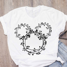 Load image into Gallery viewer, Cartoon Leopard Bow Print Design Short Sleeve Casual T Shirt freeshipping - Tyche Ace