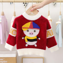 Load image into Gallery viewer, Unisex Animal Cartoon Design Sweater For Kids