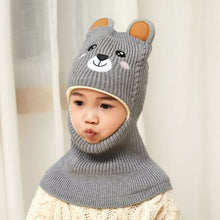 Load image into Gallery viewer, Animal Cartoon Windproof Winter Beanie Hats For Kids
