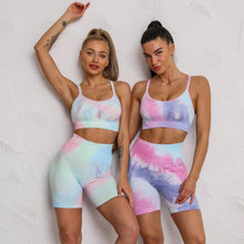Load image into Gallery viewer, Women Seamless High Waist gym leggings Bra Sports Suits Yoga Suits