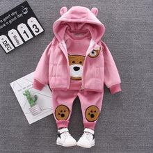 Load image into Gallery viewer, Unisex Baby Dog Cartoon Design Long Sleeve Jacket & Trousers Suit
