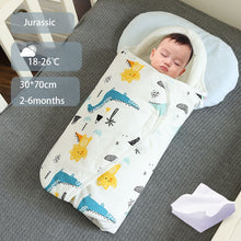 Load image into Gallery viewer, Shaped Pillow Design Stroller Cotton Cocoon Swaddle Sleepsack For Babies