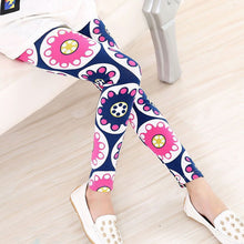 Load image into Gallery viewer, Girl Pants Soft Elastic Kids Leggings Floral Printed Girls Skinny Pants Trousers 1- 10 Years Children Trousers Summer Clothes freeshipping - Tyche Ace