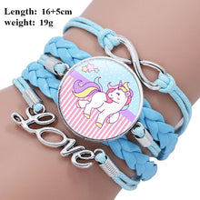 Load image into Gallery viewer, Multi-layer Unicorn Braided Girls Charm Friendship Bracelets freeshipping - Tyche Ace