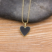 Load image into Gallery viewer, Long Chain Cute Heart Charm Pendants For Women - Tyche Ace