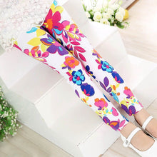 Load image into Gallery viewer, Girl Pants Soft Elastic Kids Leggings Floral Printed Girls Skinny Pants Trousers 1- 10 Years Children Trousers Summer Clothes freeshipping - Tyche Ace