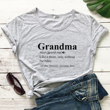 Load image into Gallery viewer, Grandma Print Design Casual Graphic Summer T Shirt freeshipping - Tyche Ace