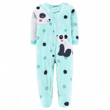 Load image into Gallery viewer, Cartoon One Pieces Pyjamas Fleece Jumpsuit For Babies