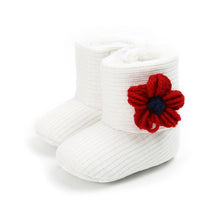 Load image into Gallery viewer, Winter Flower Design Cute Boots For Kids