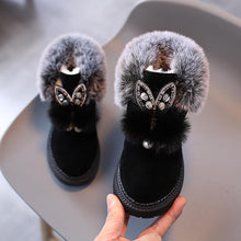 Load image into Gallery viewer, Unisex Winter Soft Bottom Plush Faux Fur Boots For Kids