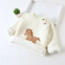 Load image into Gallery viewer, Unisex Animal Cartoon Design Warm Sweaters For Kids