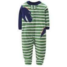 Load image into Gallery viewer, Cartoon One Pieces Pyjamas Fleece Jumpsuit For Babies