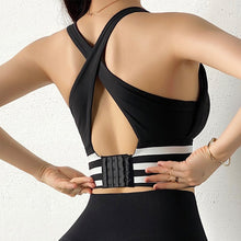 Load image into Gallery viewer, Women Shockproof Push Up Fitness Crop Sports Bra