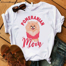 Load image into Gallery viewer, Bandana Pomeranian Mom T-Shirt freeshipping - Tyche Ace
