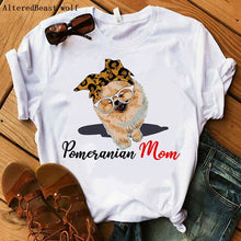 Load image into Gallery viewer, Bandana Pomeranian Mom T-Shirt freeshipping - Tyche Ace