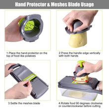 Load image into Gallery viewer, 9 In 1 Multi -Function Stainless Steel Vegetable Cutter Kitchen Aid - Tyche Ace