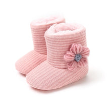 Load image into Gallery viewer, Winter Flower Design Cute Boots For Kids