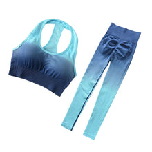 Load image into Gallery viewer, 2Pcs Yoga Gym Fitness Seamless Women Workout Clothes
