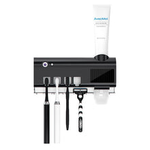 Load image into Gallery viewer, Automatic UV Toothbrush Steriliser Toothbrush Toothpaste Dispenser Storage