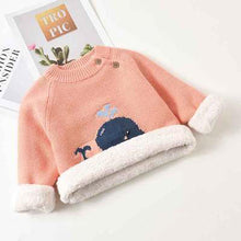 Load image into Gallery viewer, Unisex Animal Cartoon Design Warm Sweaters For Kids