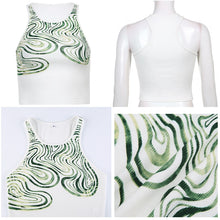 Load image into Gallery viewer, Cotton Retro Knitted Sleeveless Tank Tops freeshipping - Tyche Ace