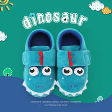 Load image into Gallery viewer, Animal Cartoon Design Fluffy Warm Slippers For Kids
