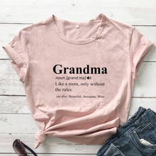 Load image into Gallery viewer, Grandma Print Design Casual Graphic Summer T Shirt freeshipping - Tyche Ace