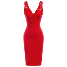 Load image into Gallery viewer, Stunning Figure Hugging Bodycon Sleeveless LBD Dress For Women