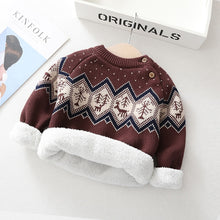 Load image into Gallery viewer, Unisex Animal Cartoon Design Warm Sweaters For Kids