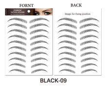 Load image into Gallery viewer, 6D Hair-like Water Transfer Waterproof Long Lasting Brow Tattoo Stickers