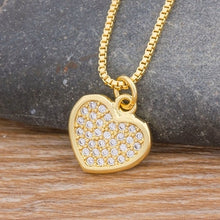 Load image into Gallery viewer, Rainbow Heart Charm Pendants For Women