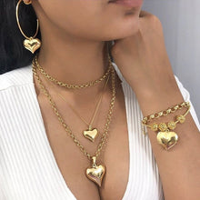Load image into Gallery viewer, Metal Pendant Heart Love Cute Necklaces For Women