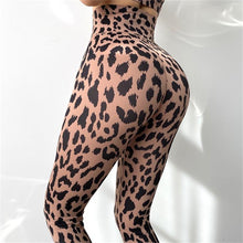 Load image into Gallery viewer, Women High Waist Leopard Print Fitness Leggings Sportswear