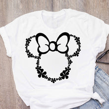 Load image into Gallery viewer, Cartoon Leopard Bow Print Design Short Sleeve Casual T Shirt freeshipping - Tyche Ace