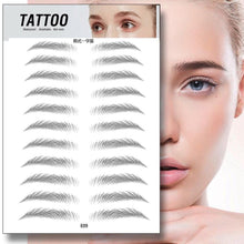 Load image into Gallery viewer, 4D Natural Hair Like Water Transfer Waterproof Long Lasting Eyebrow Tattoo Sticker