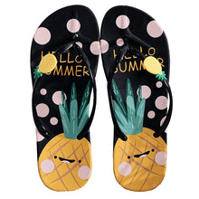 Load image into Gallery viewer, Fruit Print Design Most Comfortable Flip Flops freeshipping - Tyche Ace