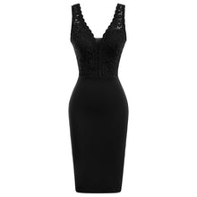 Load image into Gallery viewer, Stunning Figure Hugging Bodycon Sleeveless LBD Dress For Women