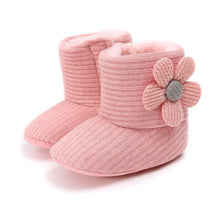 Load image into Gallery viewer, Winter Flower Design Cute Boots For Kids